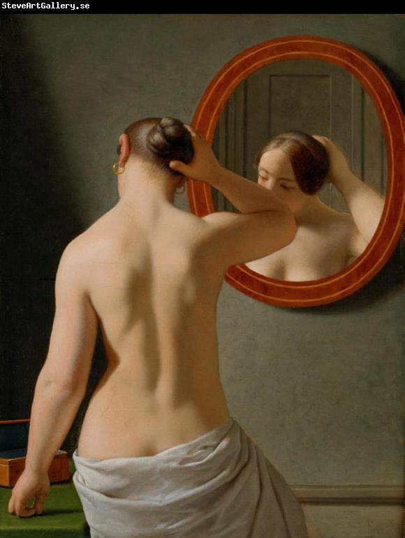 Christoffer Wilhelm Eckersberg Nude (Morning Toilette) (mk09)